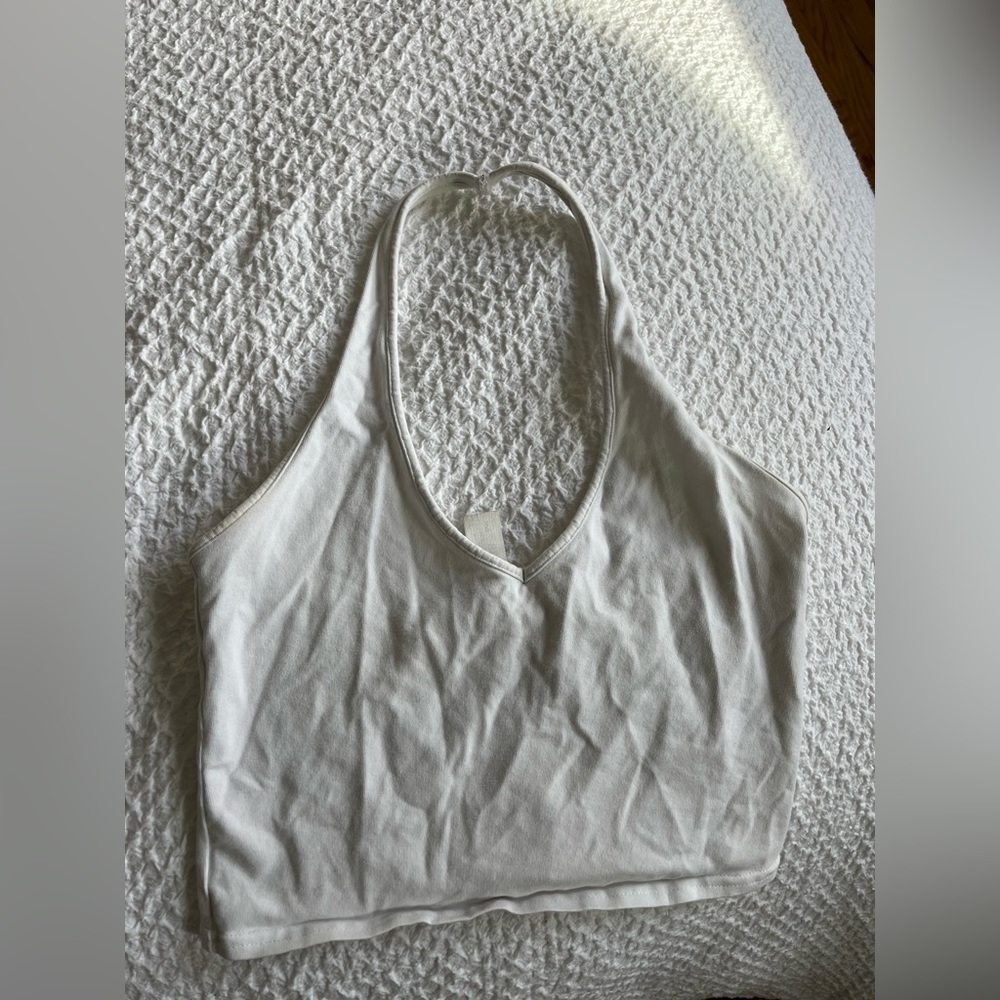 Express halter crop top